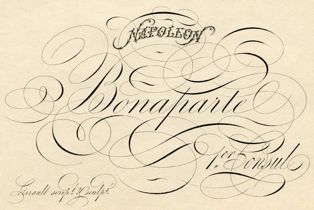 Spencerian Script Napoleon