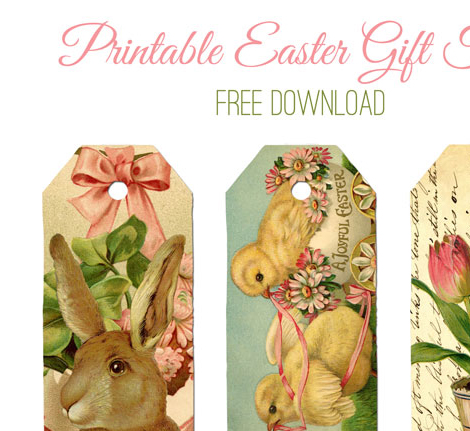 Best Printable Easter Tags! - The Graphics Fairy