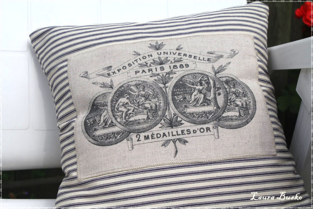 Paris Pillow Ticking