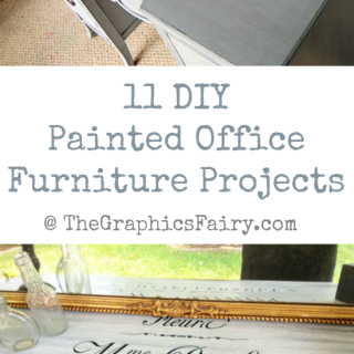 Painted office furniture projects