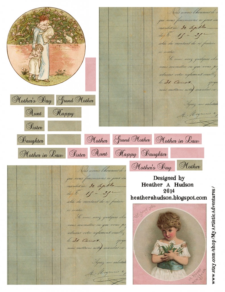 Mother's Day Collage Sheet