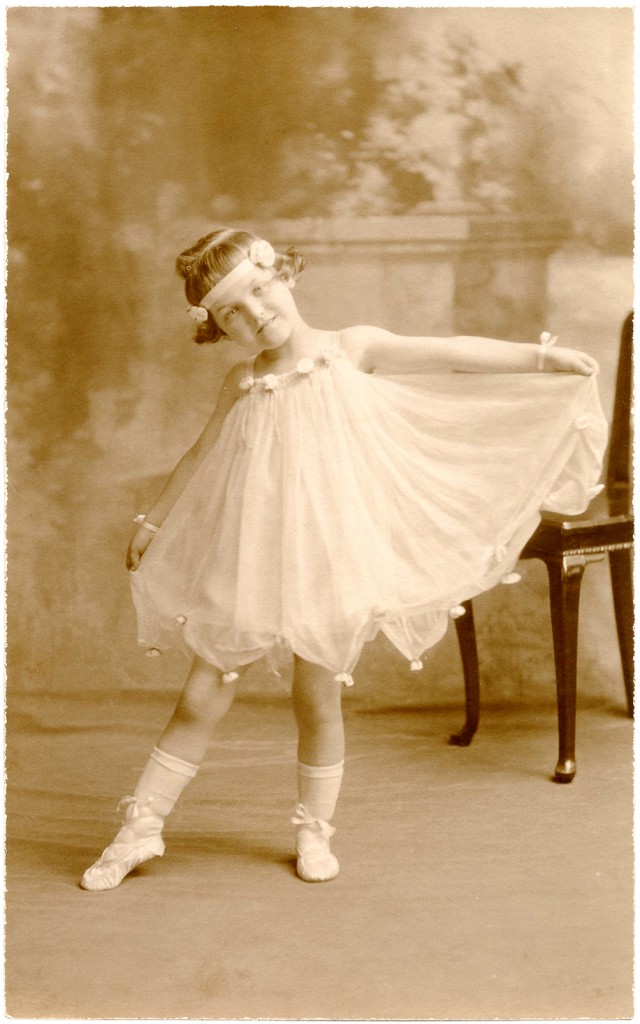 Old Photo Ballerina Child