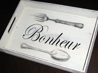 French serving tray