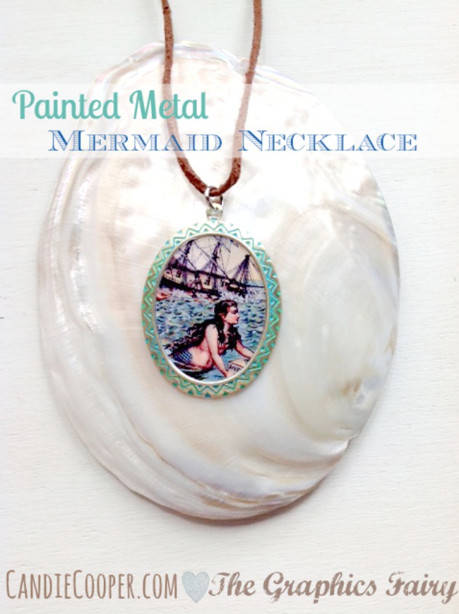 Mermaid on sale necklace diy