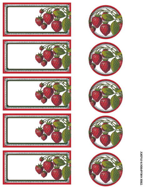 Free Printable Jam Labels! - The Graphics Fairy