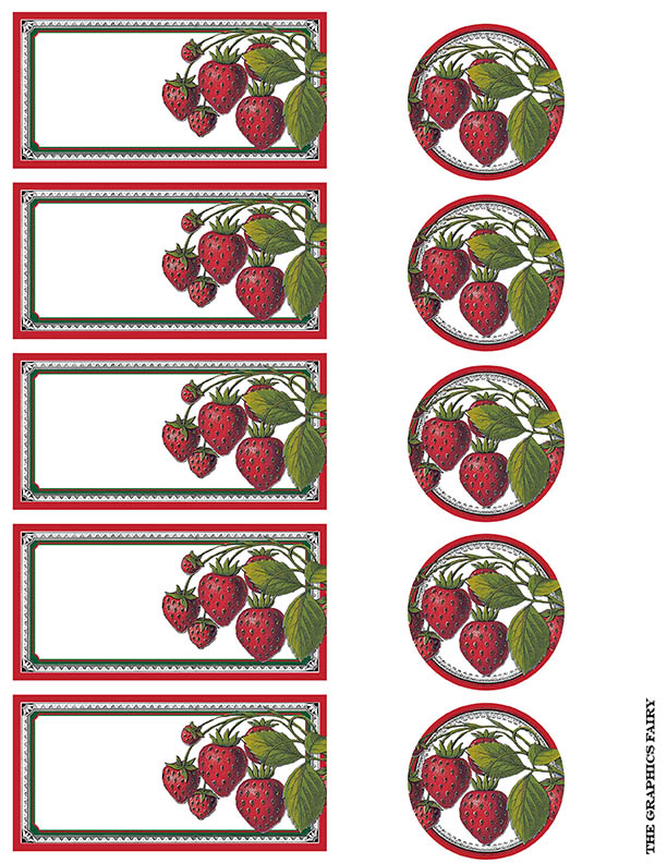 DIY Strawberry Freezer Jam with Printable Labels - DIY Candy