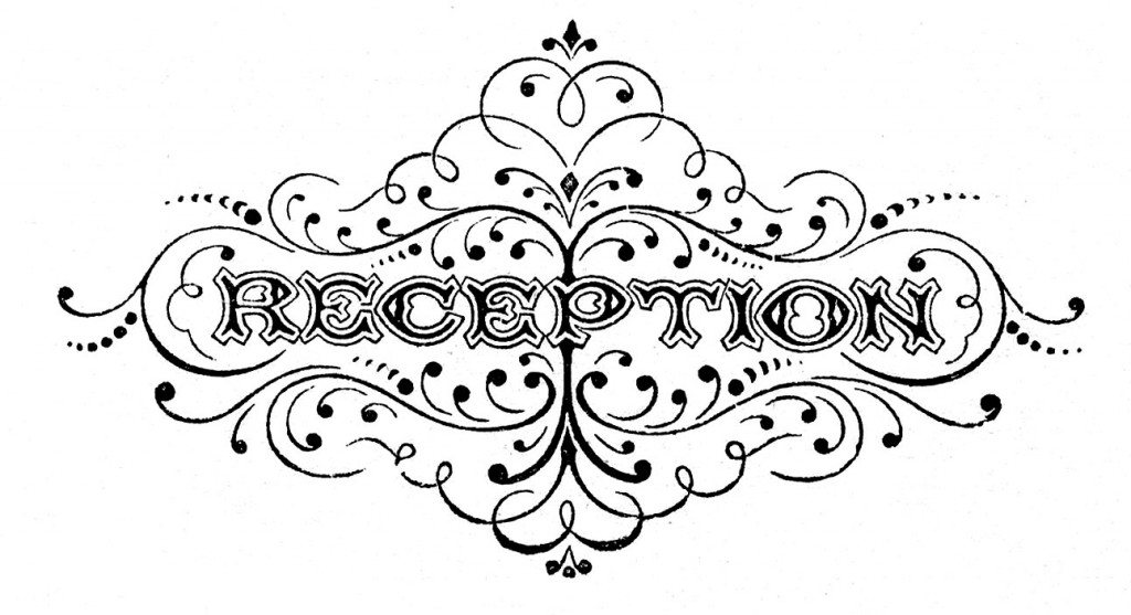 Wedding reception clipart