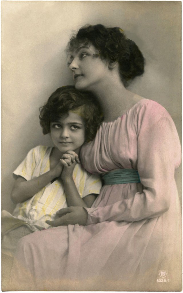 Vintage French Mother's Day Image