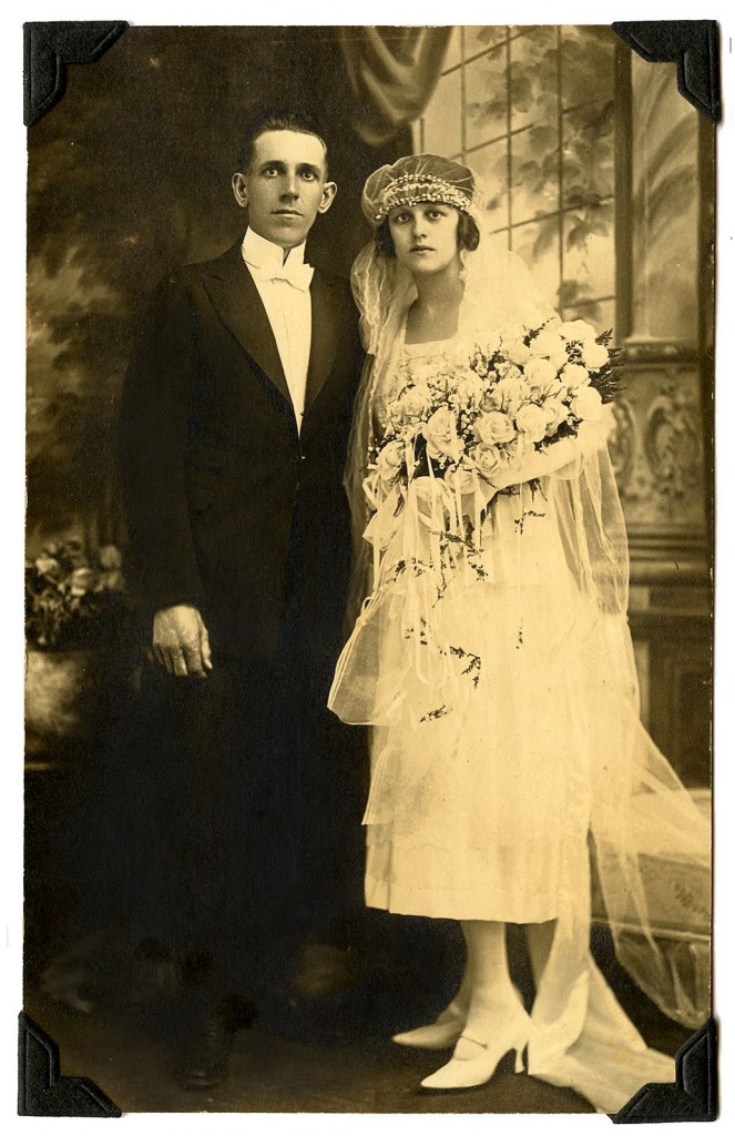 Vintage wedding photo
