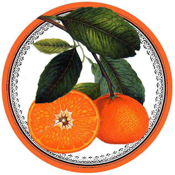 Orange Jam label