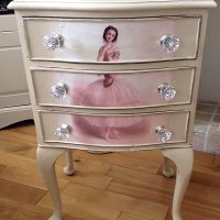 Decoupaged Ballerina Dresser