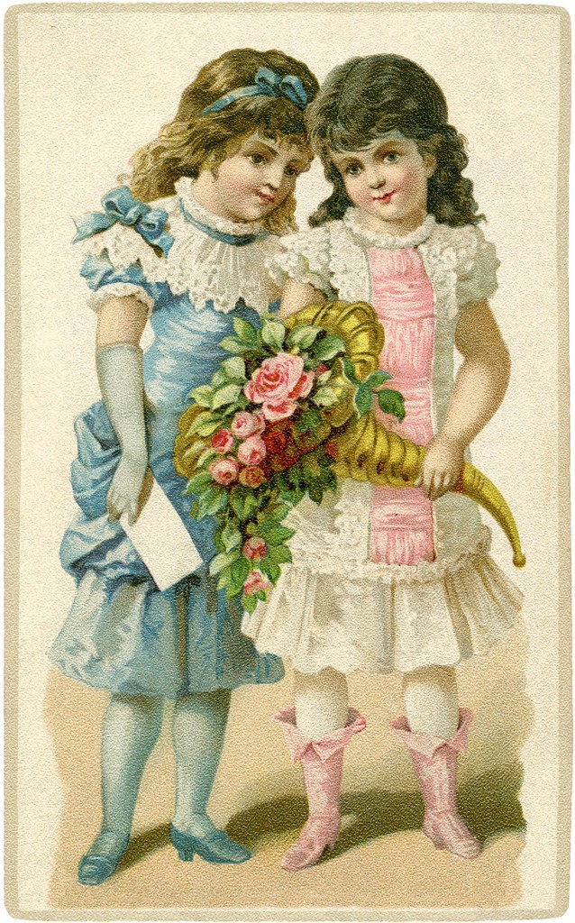 Fancy Little Victorian Girls