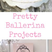 ballerina projects with sign and cakestand