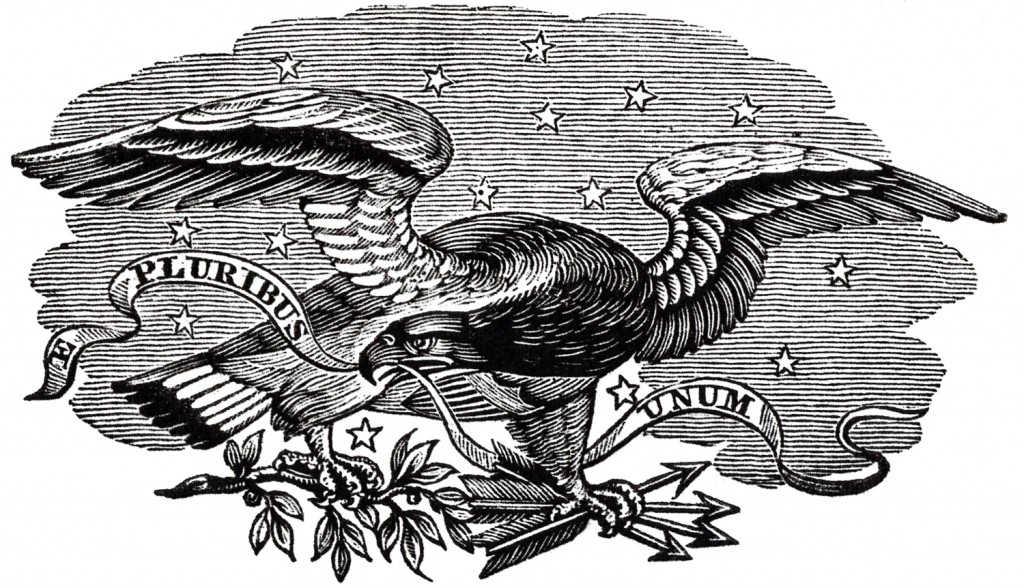 Antique Patriotic Eagle Image