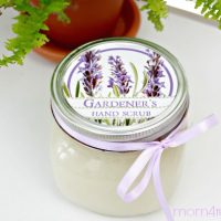 Gardner's hand scrub in jar with lavender