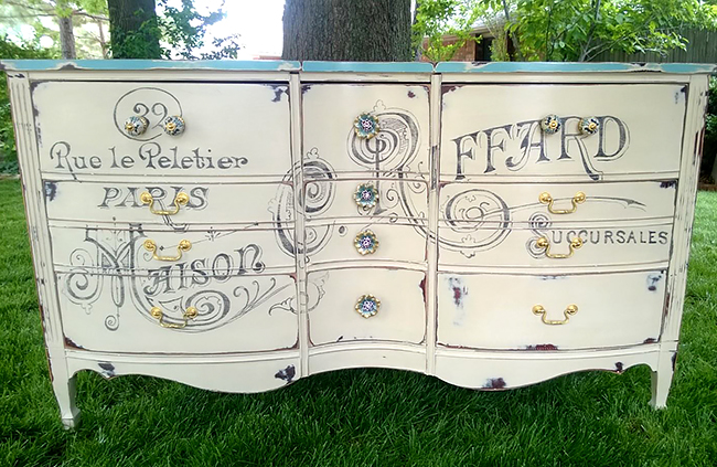 Paris Painted Dresser Reader Featured Project The Graphics Fairy