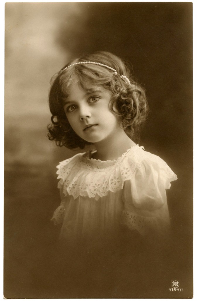 Pretty Antique Child Photo