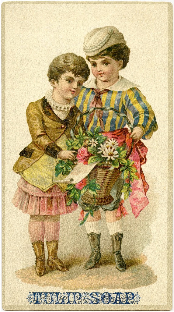 Tulip Soap Advertising Card