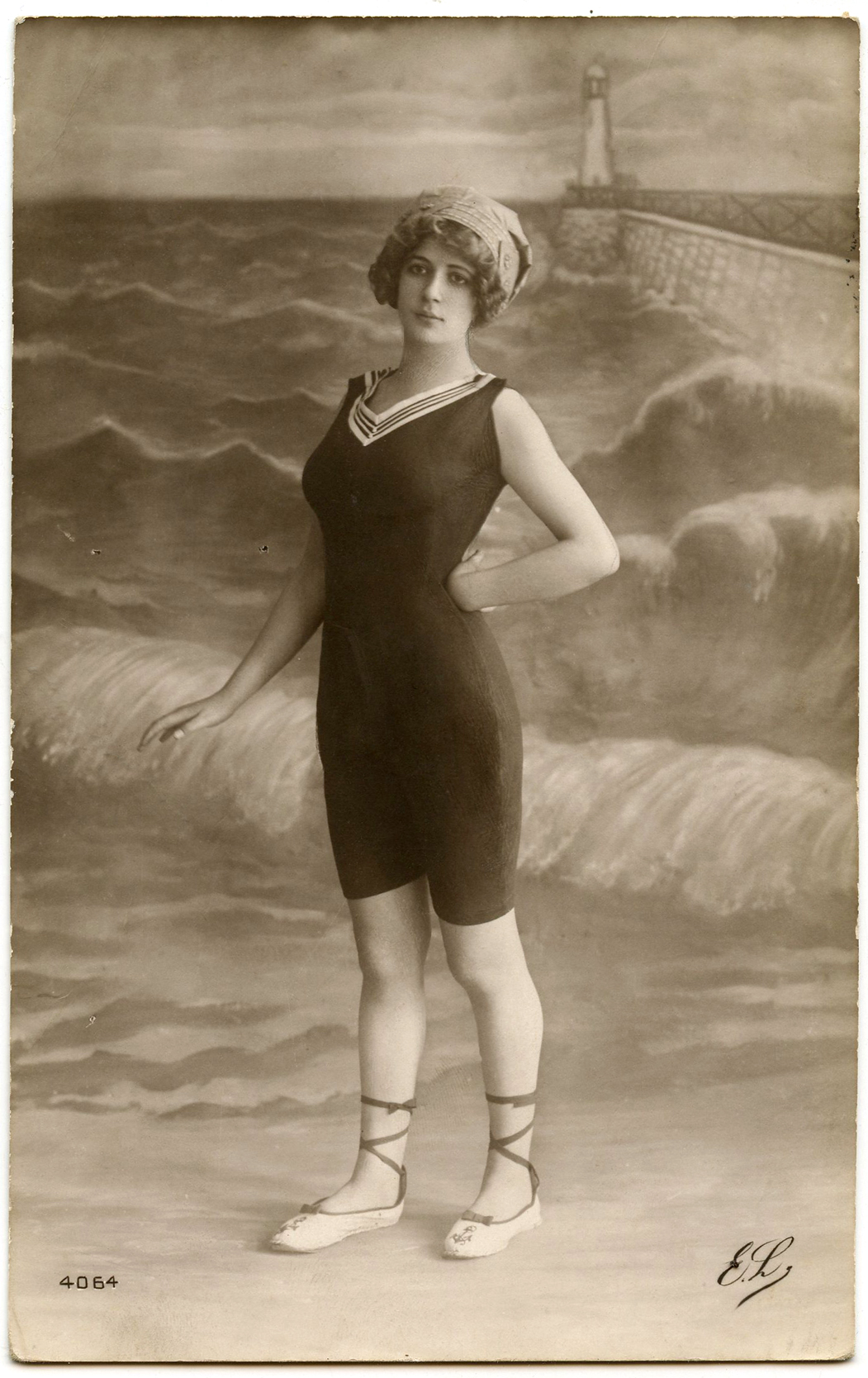 old fashioned swimming suit