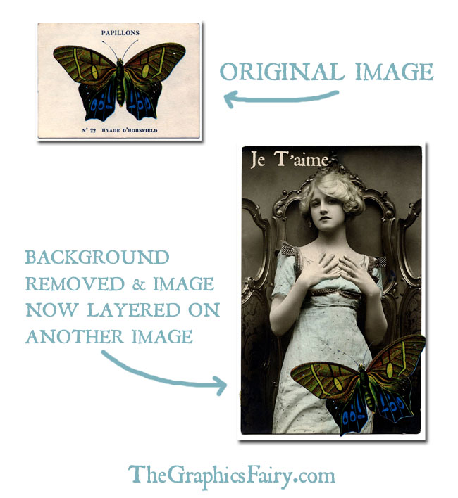 Make a Transparent Background Using PicMonkey // The Graphics Fairy