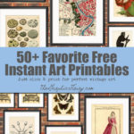 50 Free Wall Art Printables