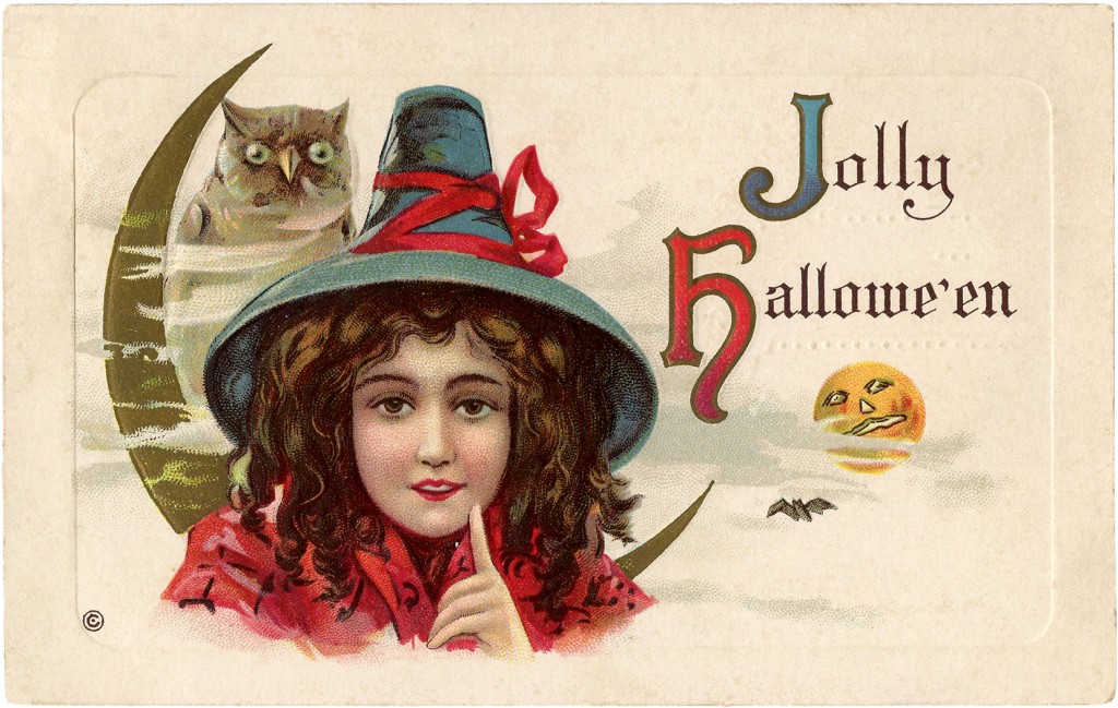 75+ Best Free Vintage Halloween Images!  The Graphics Fairy