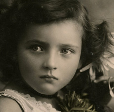 Photo of little girl's face