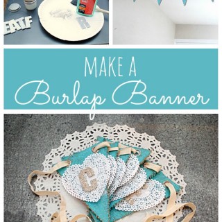 Burlap Banner