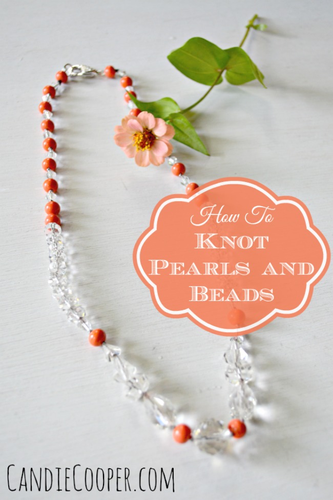 How to Knot Pearls and Beads with Beadalon Knotting Tool from Candie Cooper