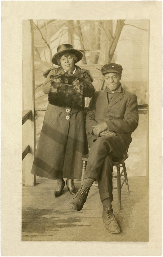 Antique Photo Black Couple