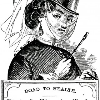 Victorian Riding Habit Lady Image