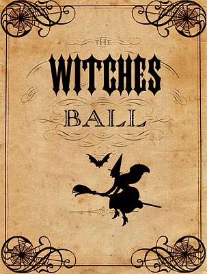 Witches Ball Halloween Printable