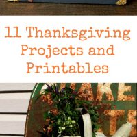 thanksgiving projects and printables