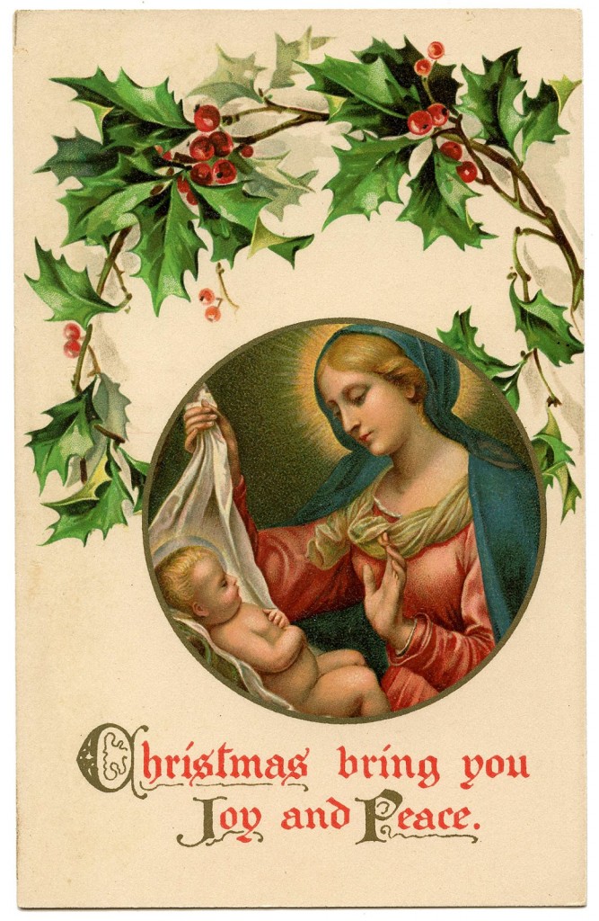 Madonna and Child Image Christmas