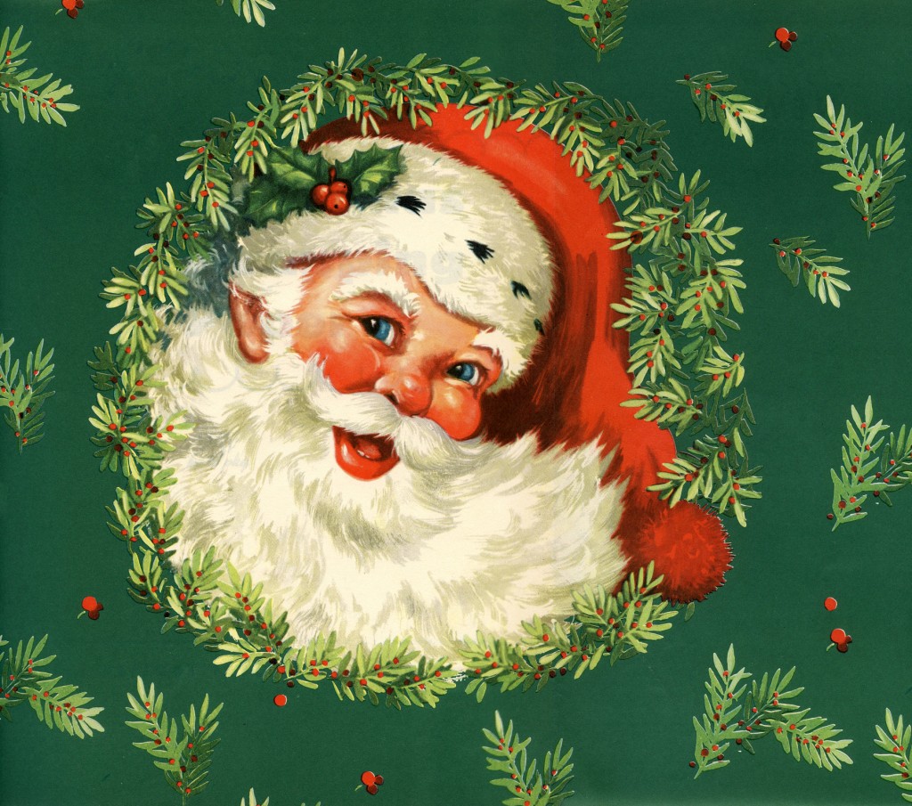 Retro Santa Clause Image