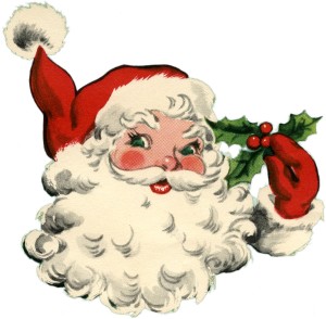 11 Free Vintage Santa Clipart! - The Graphics Fairy