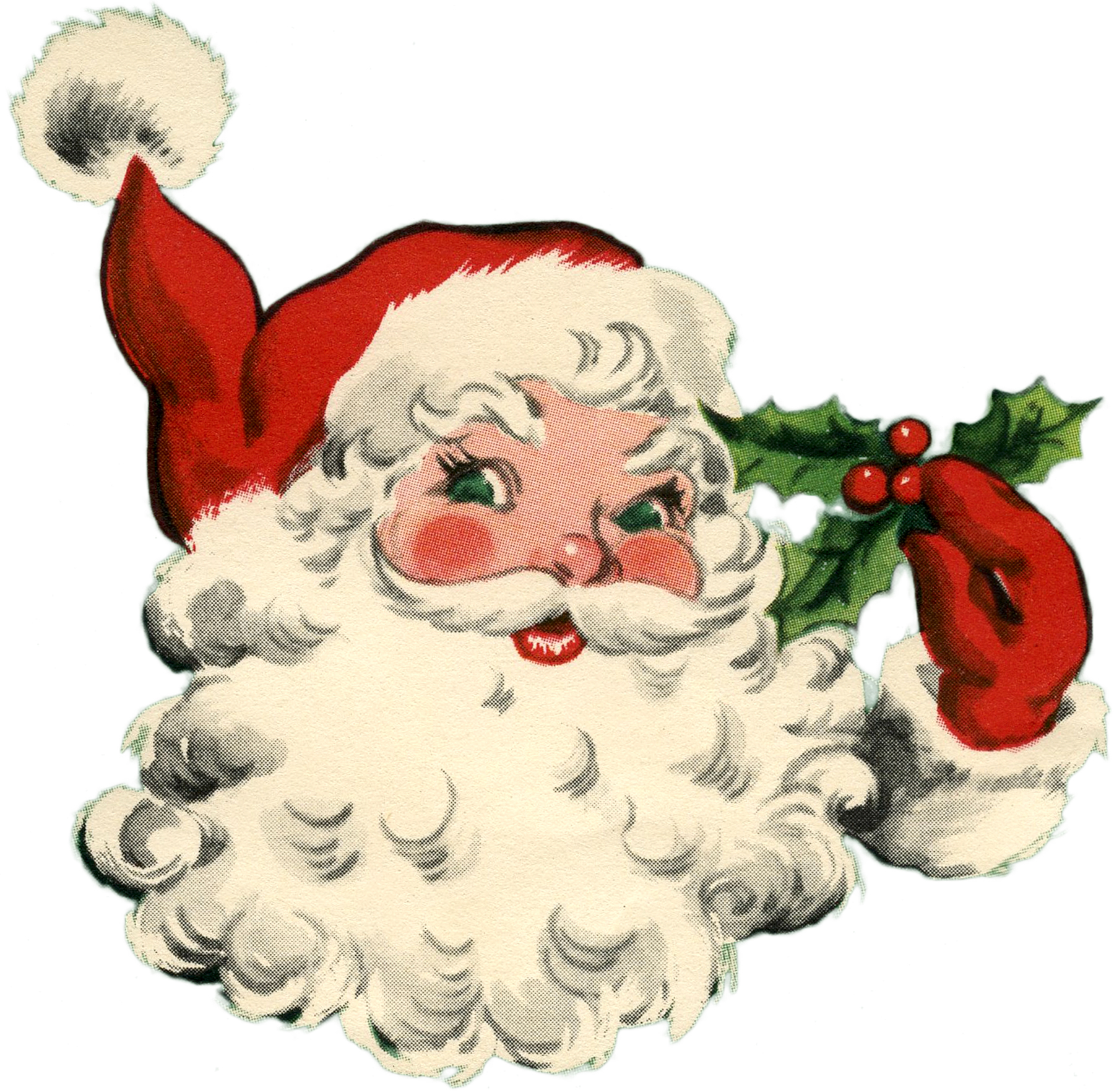 Adorable Santa Image! - The Graphics Fairy