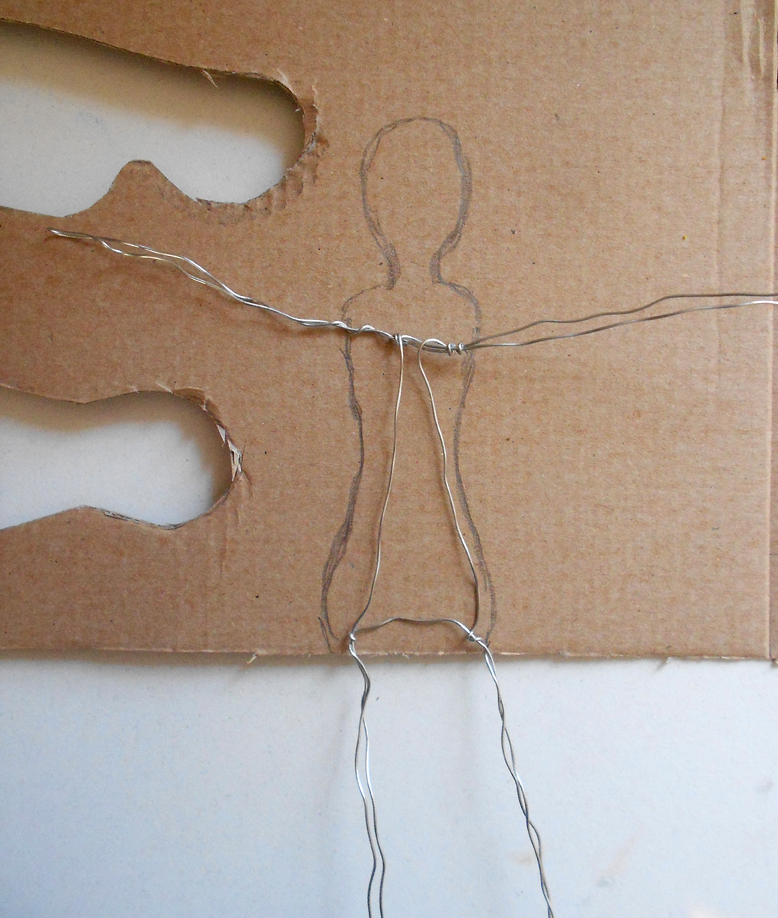 Twisted Wire base for Doll