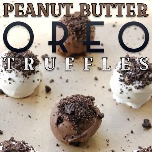 Peanut butter Oreo truffles