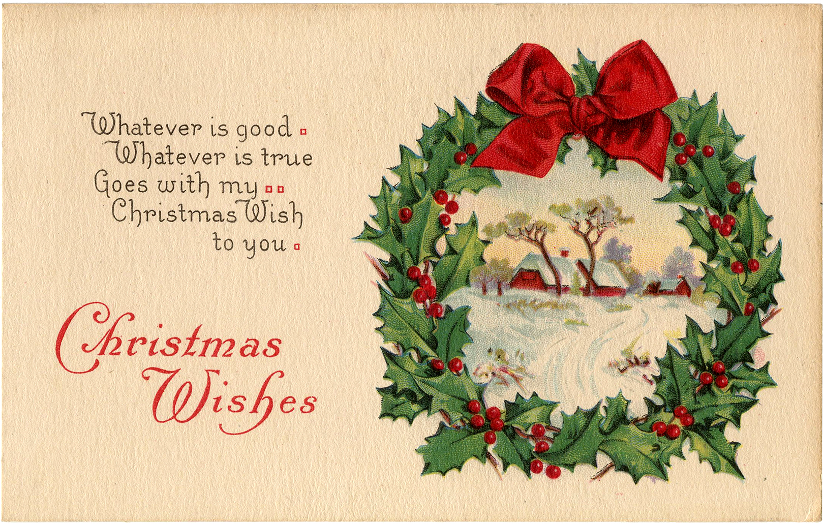 Vintage-Christmas-Wreath-Card-GraphicsFairy.jpg (1621×1031)