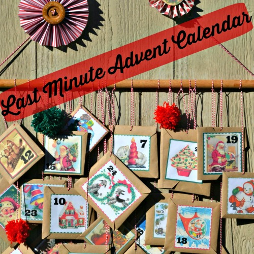 DIY Last Minute Advent Calendar Reader Feature The Graphics Fairy