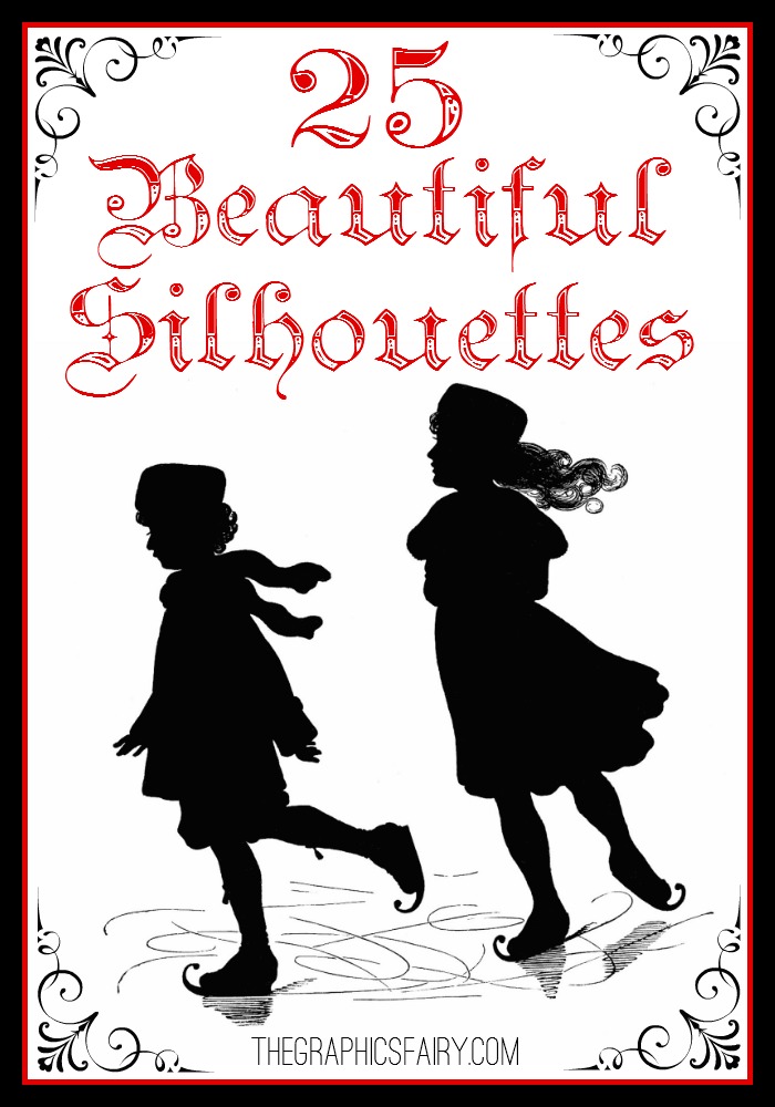 25+ Beautiful Silhouette Images! - The Graphics Fairy