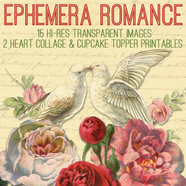 Ephemera Romance Kit