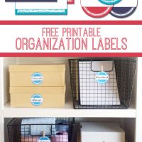 free printable organization labels