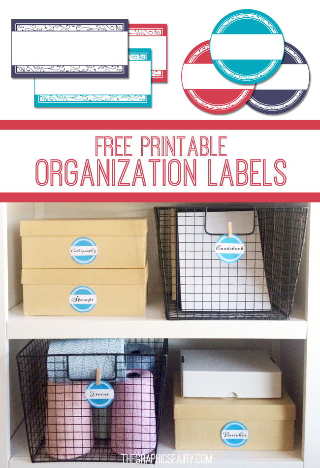 Free Printable Organizing Labels The Graphics Fairy