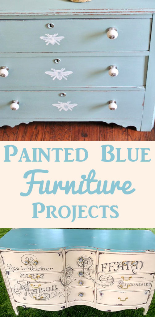 Painted Blue Furniture Projects