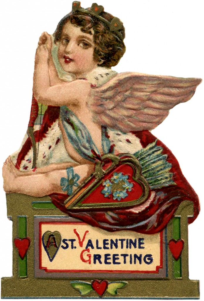 St Valentine Cupid Image! The Graphics Fairy