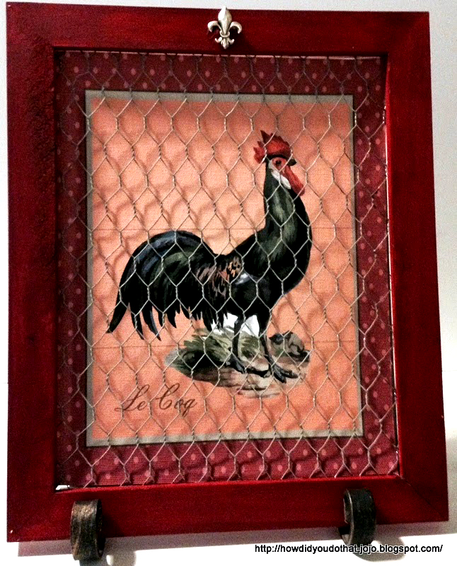 Rooster wall decor