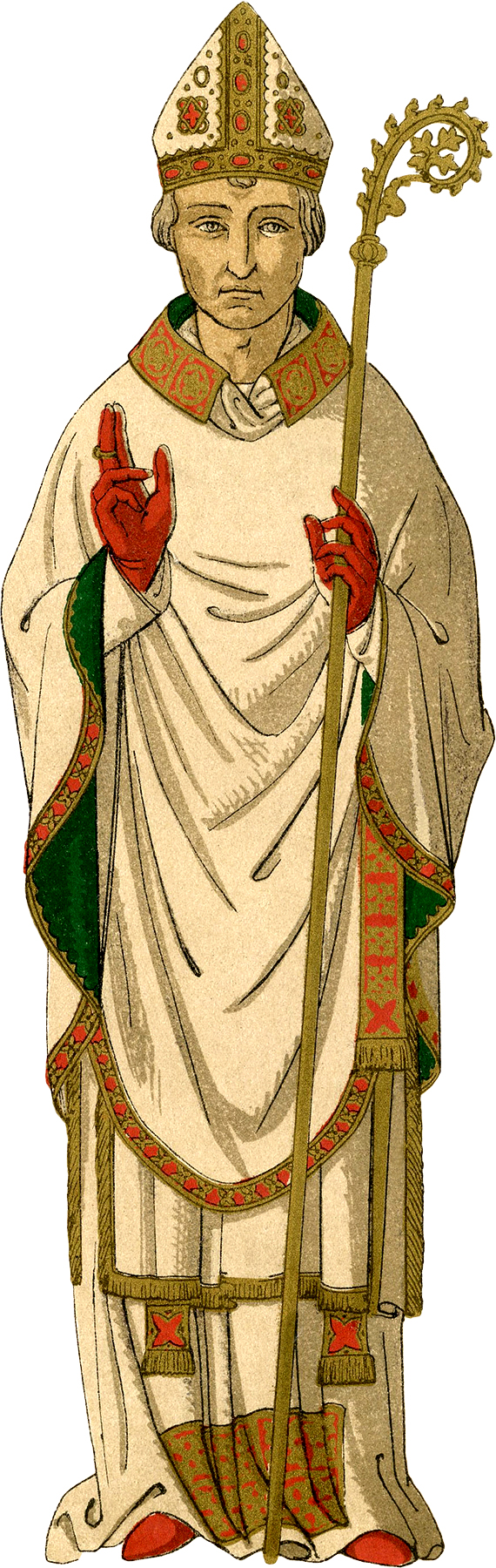 English Bishop Costume Image