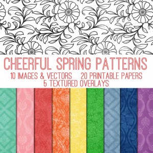 Spring Patterns Overlays